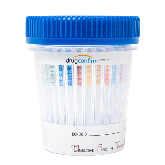 DrugConfirm 19 Panel Cup Test with 6MAM/ETG/FEN/K2/KRA/TRA & Low Cutoff