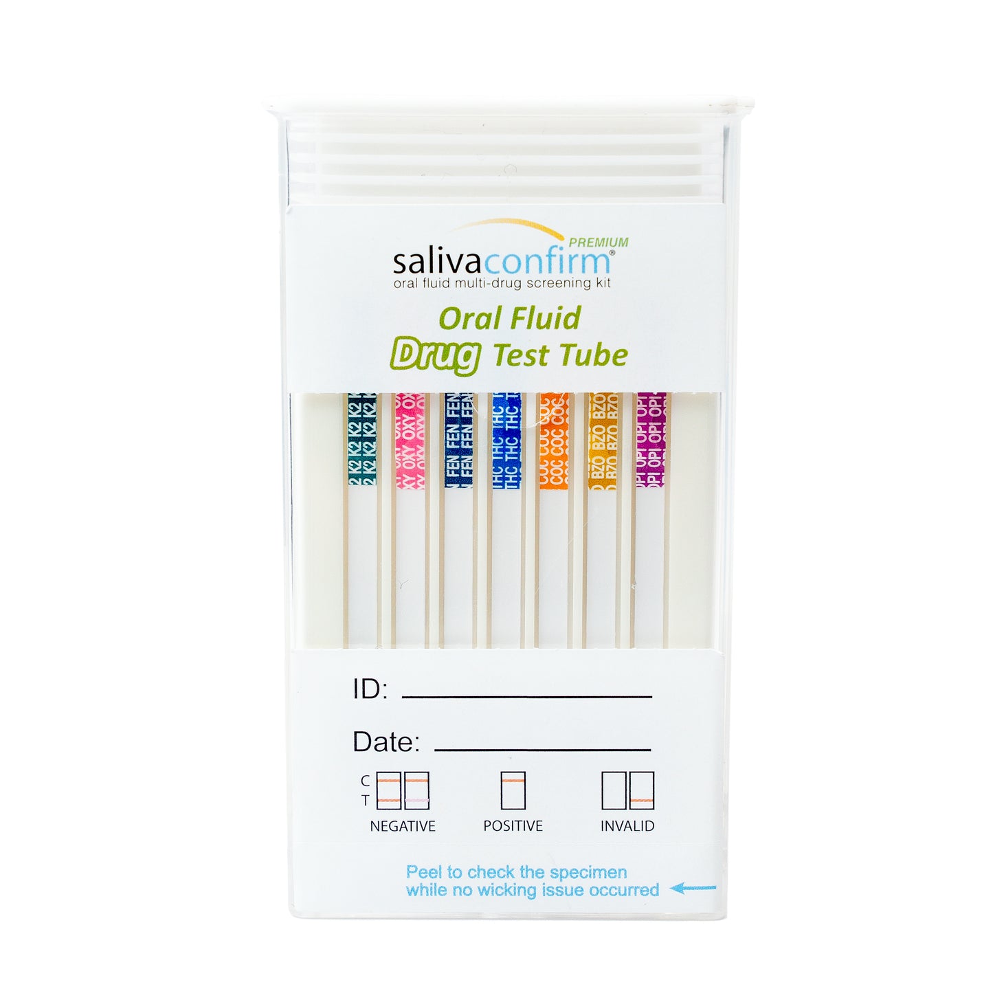 SalivaConfirm 14 Panel Oral Test with ALC/FEN/K2