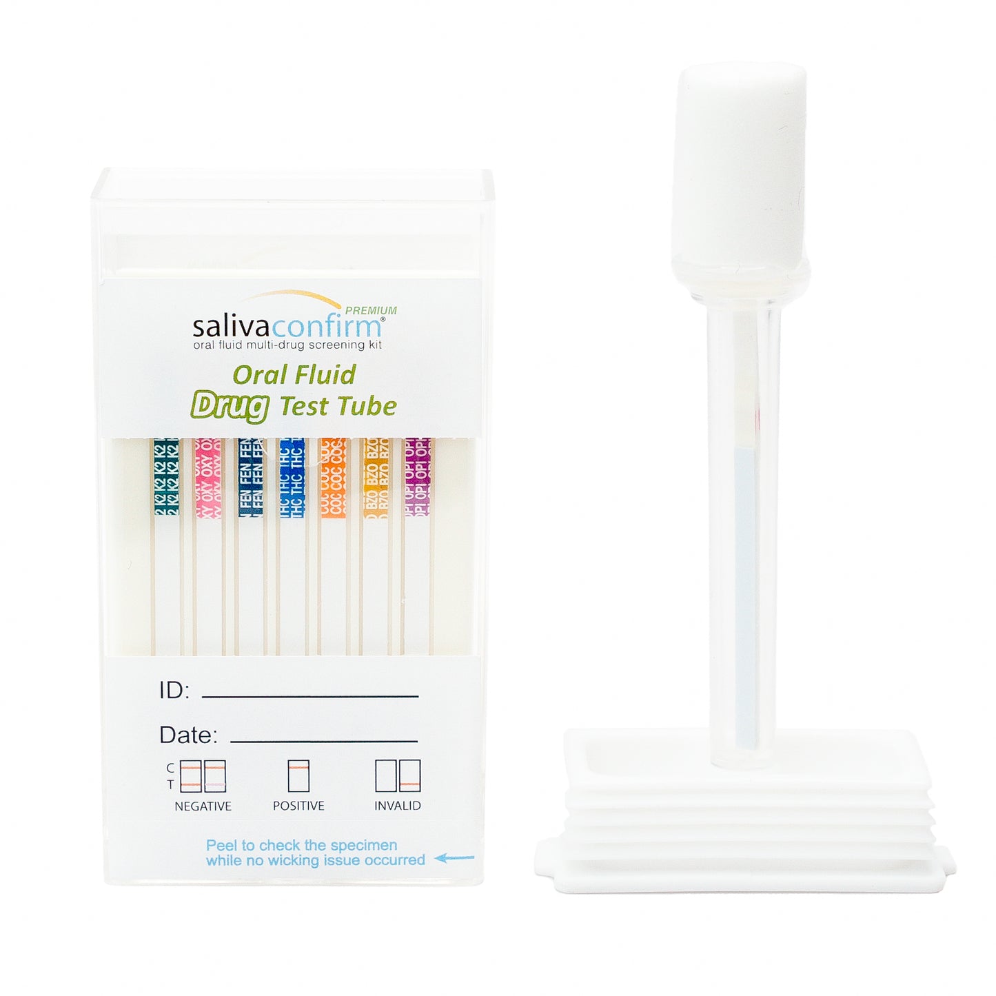 SalivaConfirm 14 Panel Oral Test with ALC/FEN/K2